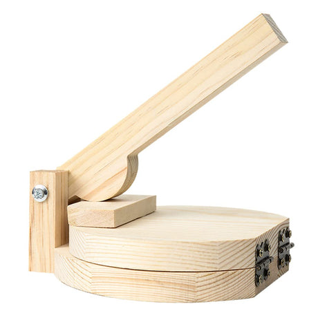 Cabilock Tortilla Press Bamboo Tortilla Maker: 10inch Mexican Tortillera Presser Round Dough Presser for Homemade Tortillera, Pataconera, and Dough Press Cabilock