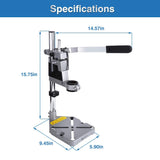 Drill Stand for Hand Drill Universal Drill Press Stand Adjustable Bench Drill Press Universal Bench Clamp Drill Press Holder Table Workbench Repair Tool Heavy Duty Single Hole Aluminum Base Greensen