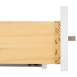 ARIEL Cambridge 72" White Double Vanity, 1.5" Edge Carrara White Quartz Countertop & Splash, Rectangular Sinks, 4 Soft Closing Doors, 6 Full Extension Dovetail Drawers, Brushed Nickel ARIEL