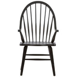 Liberty Furniture Industries Windsor Back Arm Chair, W25 x D25 x H41, Black Liberty