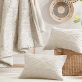 Comfort Spaces Twin/Twin XL Comforter Set for College Tufted Boho Dorm Comforter Set Twin XL Size, All Season Lightweight Bedding Set Soft, Matching Sham Beige 2 Piece Comfort Spaces