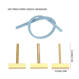 30w 60w 40W Soldering Iron T Tip T-head,Copper T-Tips + Rubber Cable Hot Press for LCD Screen Pixel Flex Cable Repair(3pcs/set) Yosoo