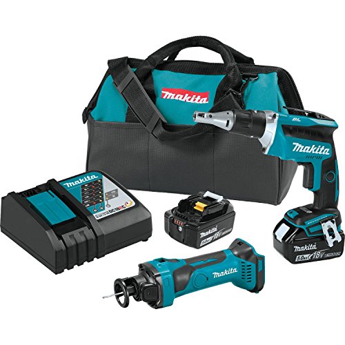 Makita XT255T 18V LXT Lithium-Ion Cordless 2-Pc. Combo Kit (5.0Ah) - WoodArtSupply