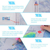 TZTTZT Diamond Art Kits for Adults - Fiery Floral Kaleidoscope Pattern Diamond Painting Kits for Adults Beginner, Frameless Diamond Painting Craft for Home Wall Decor TZTTZT