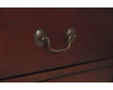 Signature Design by Ashley Alisdair Traditional 2 Drawer Nightstand, 23.75" Tall, Dark Brown Signature Design by Ashley