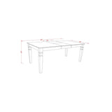 East West Furniture WECL7-BLK-W 7 Piece Kitchen Set Consist of a Rectangle Room Table with Butterfly Leaf and 6 Dining Chairs, 42x60 Inch East West Furniture