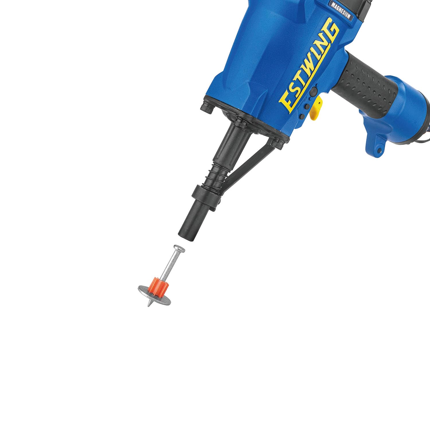 Estwing ESSCP Pneumatic 3" Single Pin Concrete Nailer with 1/4" NPT Industrial Swivel Fitting and Bag - WoodArtSupply