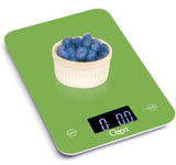 Ozeri Touch Professional Tempered Glass Digital Kitchen Scale, Lime Green Ozeri