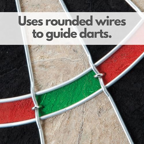 Viper by GLD Products Shot King Regulation Bristle Steel Tip Dartboard Set with Bullseye Metal Radial Spider Wire Compressed Sisal Board with Rotating Number Ring Includes 6 Darts Black Viper