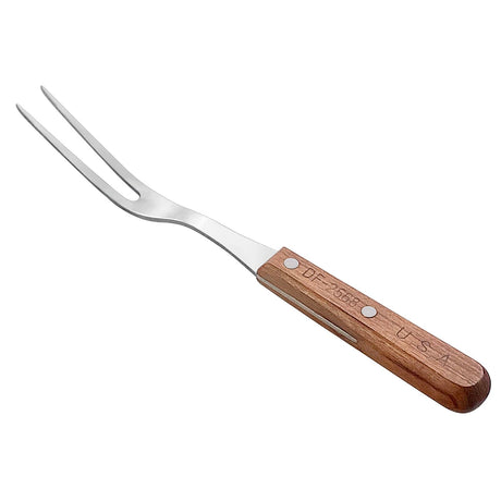 Sunrise Kitchen Supply Stainless Steel Turner Spatula & Meat Fork with Wood Handle (10.5" Fork) SUNRISE