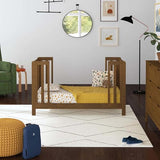 DaVinci Carter's Colby Grow 6-in-1 Convertible Bassinet to Crib in Walnut, GREENGUARD Gold Certified, Removable Wheels DaVinci