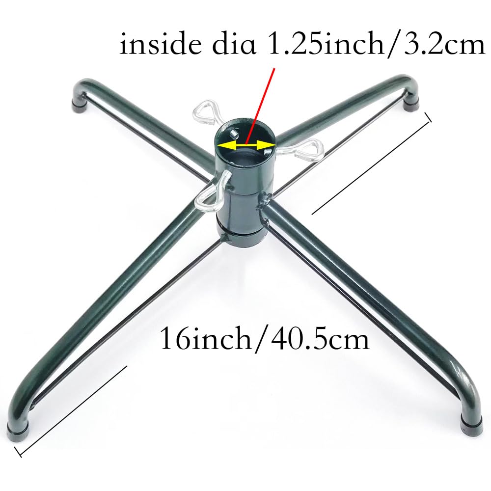 EasyBravo Christmas Tree Stand for 4 to 6 Foot Trees, Fits 0.75-1.25 Inch Pole EasyBravo