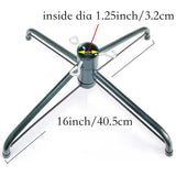 EasyBravo Christmas Tree Stand for 4 to 6 Foot Trees, Fits 0.75-1.25 Inch Pole EasyBravo