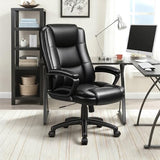 OFIKA Home Office Chair, 400LBS Big and Tall Computer Chair Heavy Duty Design, Ergonomic High Back Cushion Lumbar Back Support, Adjustable Executive Leather with Armrest OFIKA