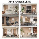 POHARE WPC Slat Wall Panels, 8 Pack Accent Decorative Acoustic Wood Slats for Wall and Ceilings, Acoustic Panels for Interior Wall Modern Décor, Oak, POHARE