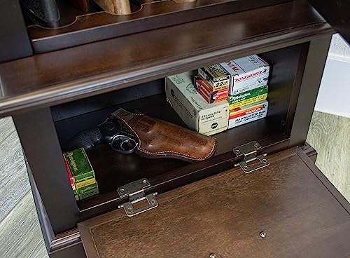 American Furniture Classics Gun Cabinet, Brown - WoodArtSupply