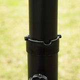 Sunnyglade 10Ft Outdoor Adjustable Offset Cantilever Hanging Patio Umbrella (Blue) Sunnyglade