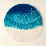 RESINWORLD 14'' XL Large Round Mold, 0.5'' Deep Tray Silicone Mold, Flat Serving Tray Mold Board Mold for Resin Casting ResinWorld