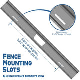 Peachtree Woodworking 32 inch Deluxe Router Table Fence with Featherboard •1/4 inch Aluminum Shims •Aluminum Extruded L Fence with Shim Offset Peachtree Woodworking