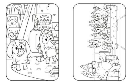 Bluey: Fun and Games: A Coloring Book Hweryho