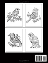 Relaxing Birds: Adult Coloring Book for Stress Relief (Relaxing Adult Coloring Book Series for Stress Relief) Majosta
