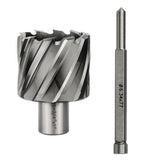 Annular Cutter JESTUOUS 1-3/4 Inch Cutting Diameter 3/4 Weldon Shank 1 Cutting Depth with Pilot Pin Slugger Bits HSS Kit for Magnetic Drill Press,1 Piece JESTUOUS