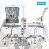 Ergonomic Office Chair Desk Chair Executive Chair with Back Support Mesh Rolling Swivel Computer Gaming Chair Modern Adjustable Height Task Works Office Chair for Women Men, White Dkeli
