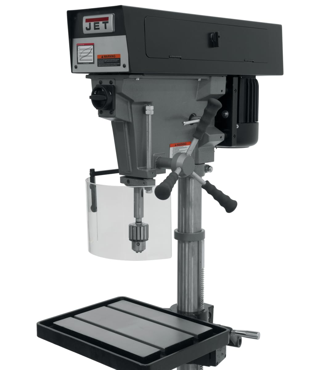 JET 15-Inch Variable-Speed Drill Press, 1 HP, 1Ph 115/220V (‎J-A5816) - WoodArtSupply