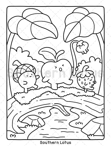 Fresh Glow: Coloring Book for Adults and Teens with Cute and Easy Designs of Charming Fairies and Lovely Sprites Enjoying Spring Moments, Cozy Drawings for Relaxation (Cute & Easy Coloring) WoodArtSupply