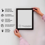 wallsthatspeak 19.25x26.75 Black Picture Frame for Puzzles Posters Photos or Artwork wallsthatspeak