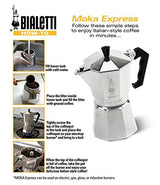 Bialetti - Moka Express: Iconic Stovetop Espresso Maker, Makes Real Italian Coffee, Moka Pot 9 Cups (14 Oz - 420 Ml), Aluminium, Silver Bialetti