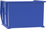 Akro-Mils 30270 AkroBins Plastic Storage Bins, Space-Saving Stackable Bins for Garage, Pantry, Craft Organization, 18" x 16" x 11", Blue, 3-Pack Akro-Mils