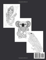 Animal Mandala Coloring Book WoodArtSupply