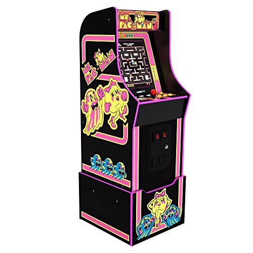 Arcade1Up BANDAI NAMCO Legacy Arcade Game Ms. PAC-MAN™ Edition – Arcade Machine for Home - 14 Classic Games ARCADE1UP