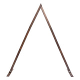 8.2FT Triangle Wooden Wedding Arch, Arbor Backdrop Stand for Ceremony, Natural Wood Rustic Arch Stand for Garden Wedding Party Indoor Outdoor Decoration VeenYik
