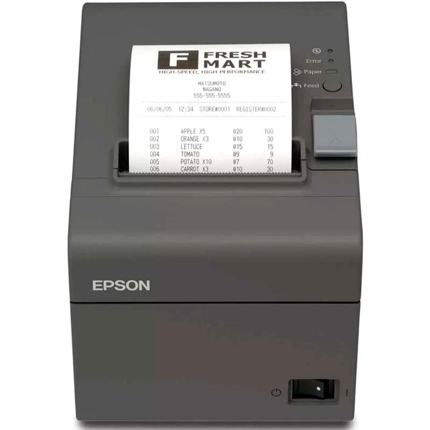 Epson TM-T20II Direct Thermal Printer USB - Monochrome - Desktop - Receipt Print C31CD52062