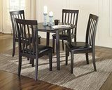 Signature Design by Ashley Hammis Rake Back Dining Room Chair, Set of 2, Dark Brown Signature Design by Ashley