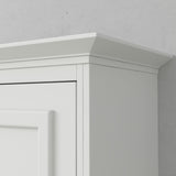 Xtraroom Alegra Full Murphy Bed with Desk | Engineered and Solid Wood Construction | Smooth Painted Finish - NO Melamine Used | Perfect for a Home Office Guest Bed | Murphy Desk Bed Full Size Xtraroom