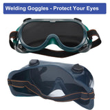 Cutting Torch Set Oxy Acetylene Torch Kit,Portable Gas Cutting Torch and Welding Kit with Acetylene Oxygen Gas Regulator Welding Hose Welding Glasses Storage Case (#22557) iMeshbean