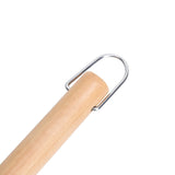 SafBbcue 18" Grill Basting Mops With 4 Replacement Heads and 4 Wooden Long Handle for BBQ Grilling Smoking Steak Ribs, Chicken, Brisket, Spreading Marinade/Oil, for Cooking or Cleaning - Pack of 4 SafBbcue