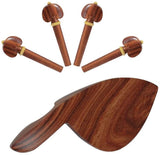 TUOREN 4/4 Violin DIY Kit Build Your Own Violin Fiddle Kit Full Size Violin Basswood with Complete Parts & Accessories Gift for Kids Students Beginners TUOREN