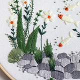 GLTAYLMY Fish Embroidery Kit for Beginners Adults,3 Set Cross Stitch Kits with 1 Plastic Embroidery Hoops,Needles and Color Threads,Needlepoint Kit for Hand Embroidery Starter