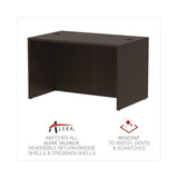 Alera Alera Valencia Series Straight Front Desk Shell, 47.25" X 29.5" X 29.63", Espresso Alera