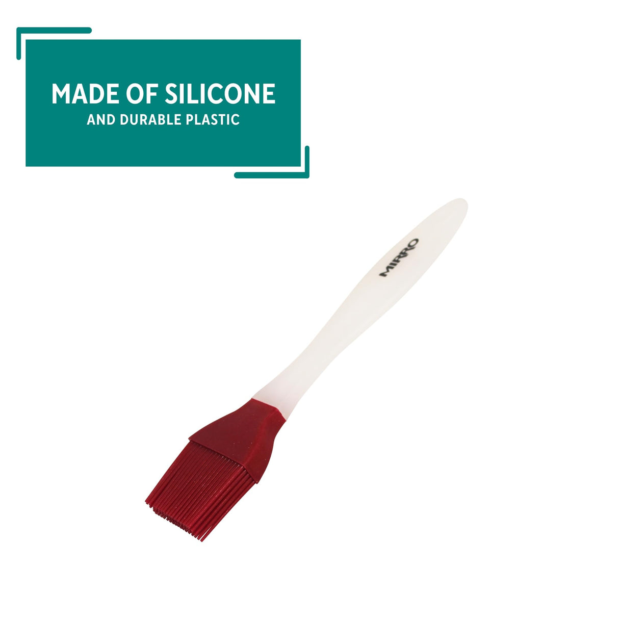 MIRRO Silicone Basting Brush, Red Mirro