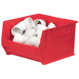 Akro-Mils 30283 Super-Size AkroBins Plastic Storage Bins, Space-Saving Stackable Bins for Garage, Classroom, Warehouse Organization, 20-Inch L x 18-Inch W x 12-Inch H, Red, 1-Pack Akro-Mils