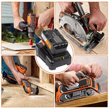 18V R86092 Fast Charger Lithium Battery Charger for RIDGID Tools 18V Battery R840083, R840085, R840086, R840087, AC840085, AC840086, AC840087P AC840089 etc. Futurebatt