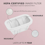Kiara Sky Beyond Pro Dust Collector, Super Suction Vacuum Technology, Advanced Double Filtration System, High Speed Brushless Motor for Acrylic Nails Kiara Sky