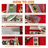 ZuoAnLF 5 PCS Cross Stitch Bookmark Kits,DIY Bookmarks Cross Stitch Kits,Stamped Embroidery Bookmarks for Adults Beginners,14CT
