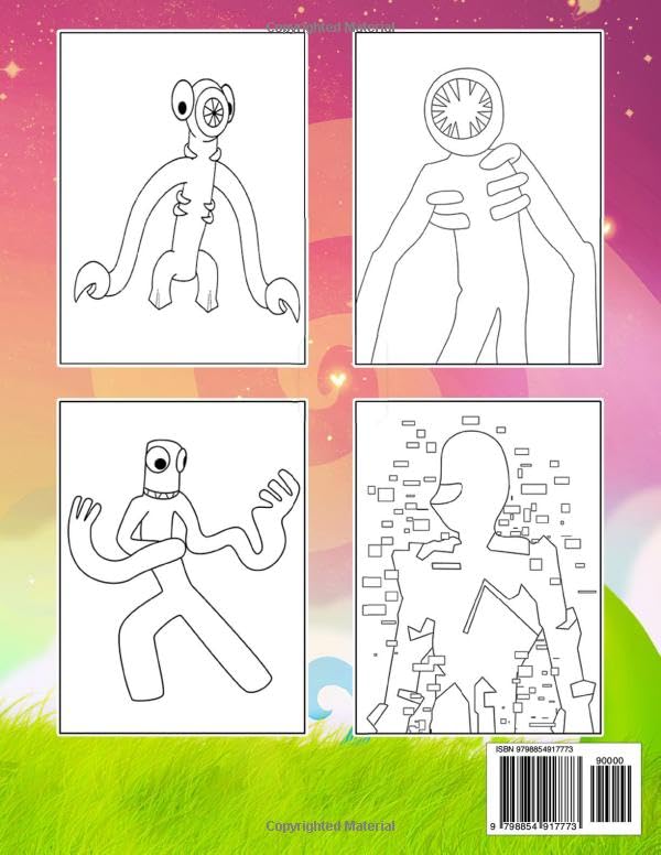 DOO%RS Coloring Book Game Hide And Seek: 50+ Great Coloring Pages For Kids, Teens, Adults. Beautiful And Exclusive Illustrations Of Your Favorite ... Create Your Masterpieces | 8.5 x 11 inches WoodArtSupply