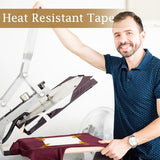 PEASUG Heat Tape, 4 Rolls High Temperature Heat Resistant Tape, Adhesive Heat Tape for Sublimation, Heat Press, Electronics, Soldering, Circuit Board, 10mm x33m(108ft) PEASUG